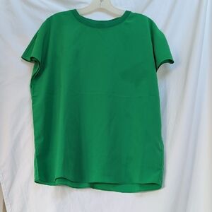 French Connection Green Short Sleeve Blouse